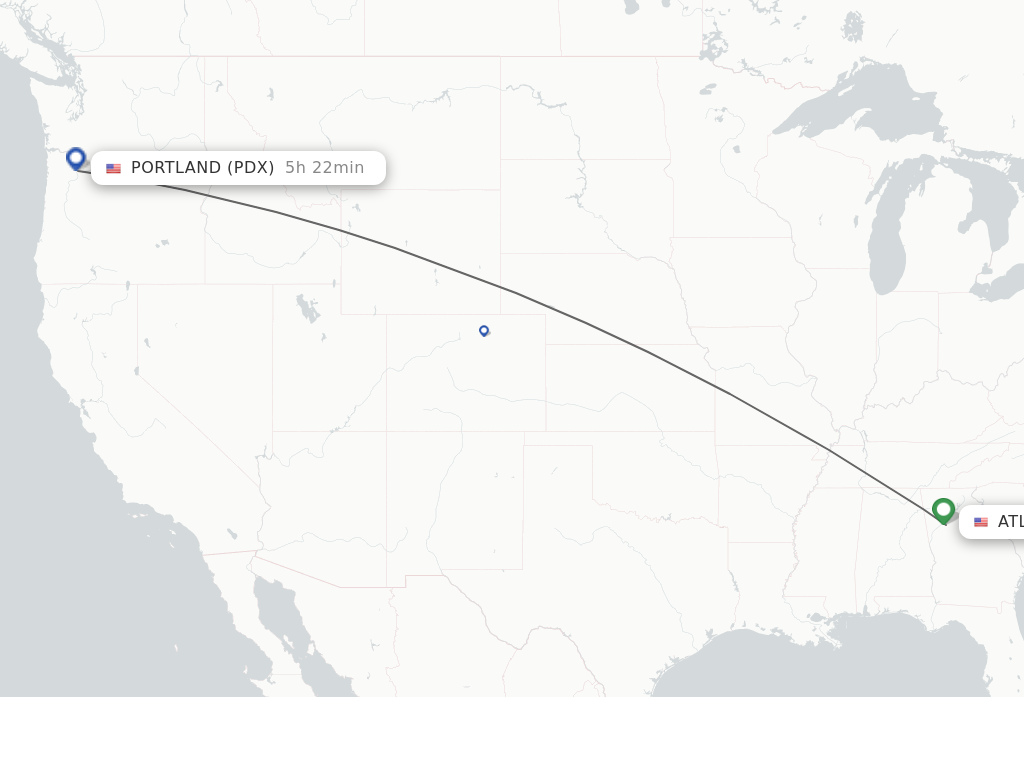 Picture of: Direct (non-stop) flights from Atlanta to Portland – schedules