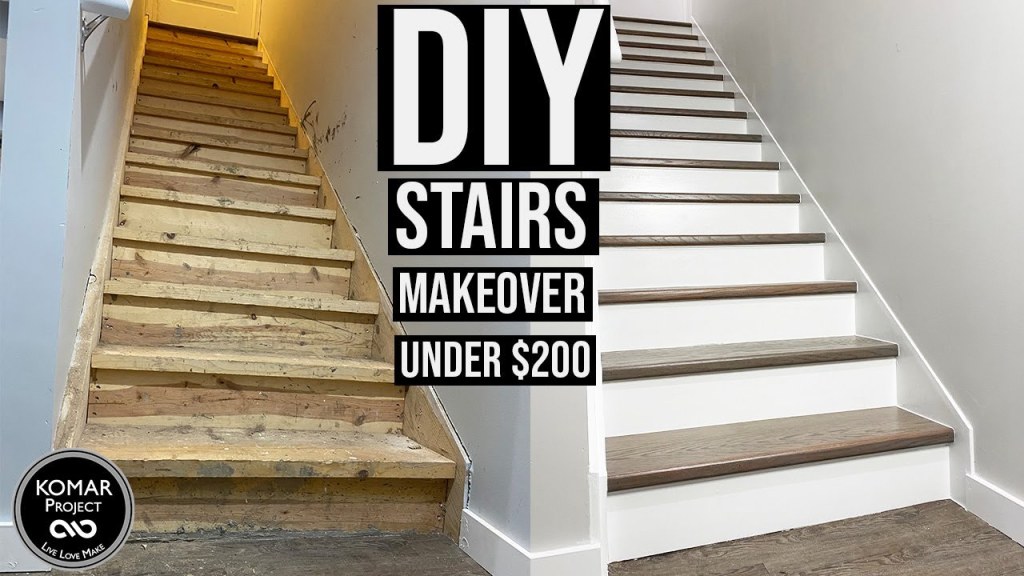 Picture of: DIY Stairs Makeover for Under $ with Full Cost Breakdown!!