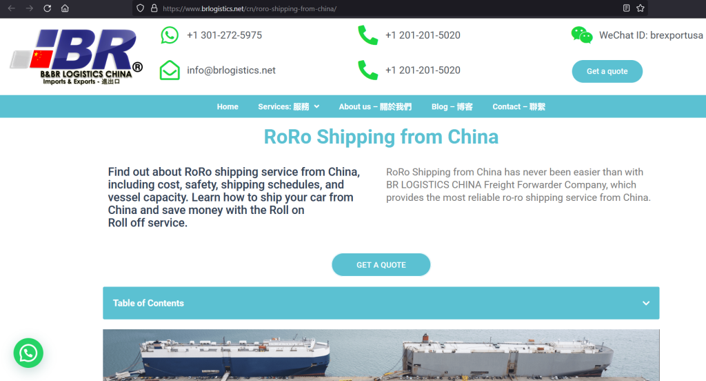 Picture of: Ship a car from China to Dominican Republic  BR LOGISTICS CHINA