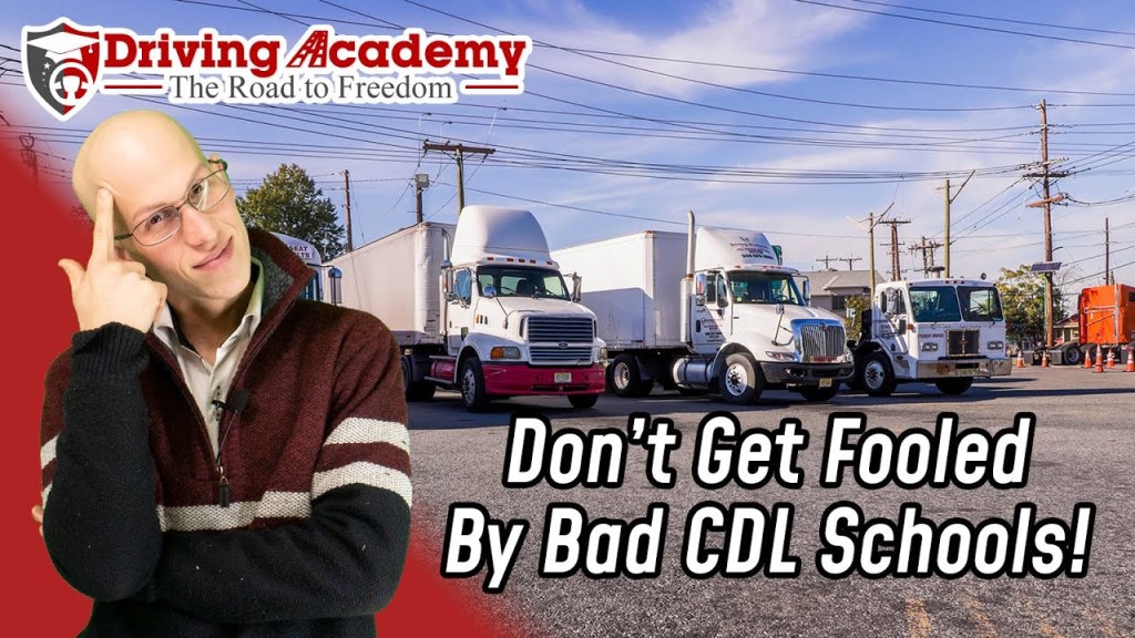Picture of: Ways Cheap Trucking Schools Try to TRICK You! – CDL Driving Academy
